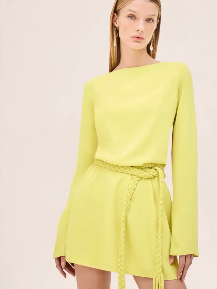 Alexis Angelie Dress Chartreuse